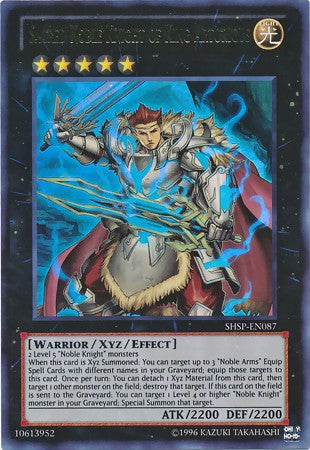 Sacred Noble Knight of King Artorigus - SHSP-EN087 - Ultra Rare - Unlimited available at 401 Games Canada