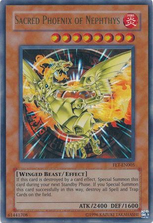 Sacred Phoenix of Nephthys - FET-EN005 - Ultra Rare - Unlimited available at 401 Games Canada