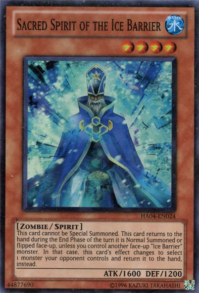 Sacred Spirit of the Ice Barrier - HA04-EN024 - Super Rare - Unlimited available at 401 Games Canada