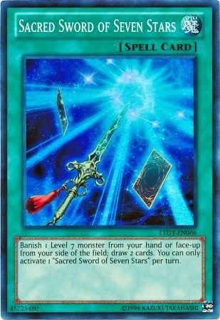 Sacred Sword of Seven Stars - LTGY-EN066 - Super Rare - Unlimited available at 401 Games Canada