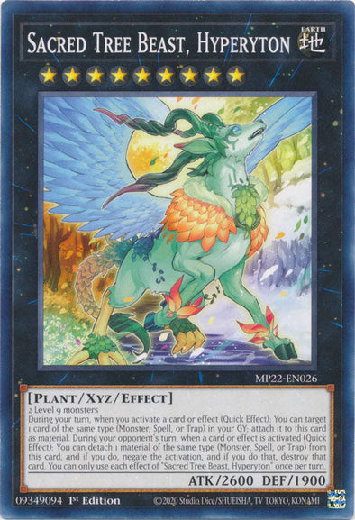 Sacred Tree Beast, Hyperyton - MP22-EN026 - Common - 1st Edition available at 401 Games Canada