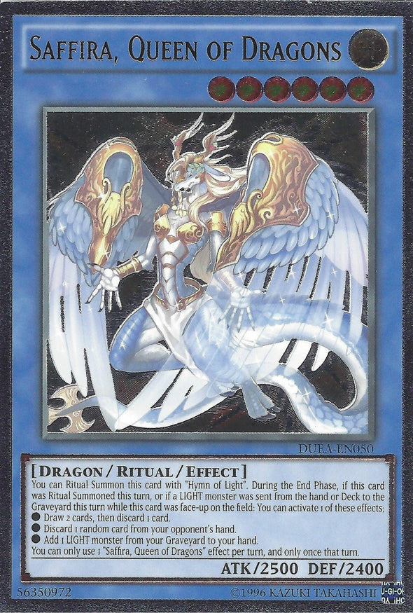 Saffira, Queen of Dragons - DUEA-EN050 - Ultimate Rare - Unlimited available at 401 Games Canada