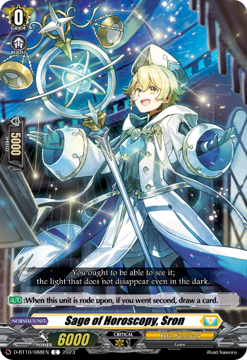 Sage of Horoscopy, Sron - D-BT10/088 - Common available at 401 Games Canada