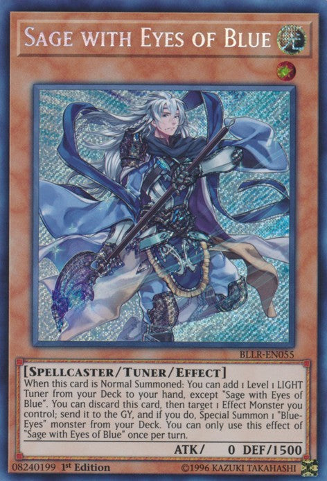 Sage with Eyes of Blue - BLLR-EN055 - Secret Rare - 1st Edition available at 401 Games Canada