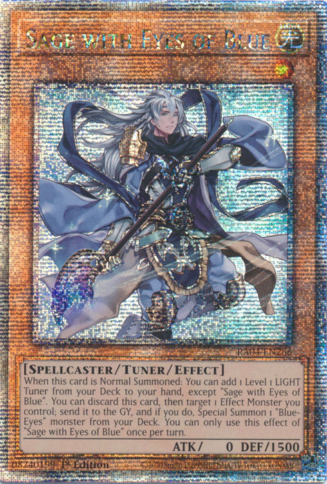 Sage with Eyes of Blue - RA04-EN266 - Quarter Century Secret Rare - 1st Edition