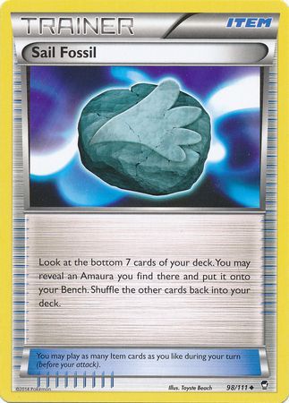 Sail Fossil - 98/111 - Uncommon available at 401 Games Canada