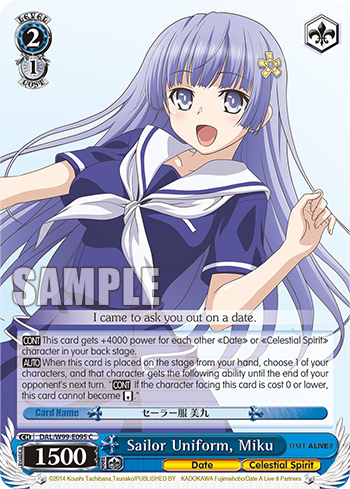 Sailor Uniform, Miku - DAL/W99-E095 - Common available at 401 Games Canada