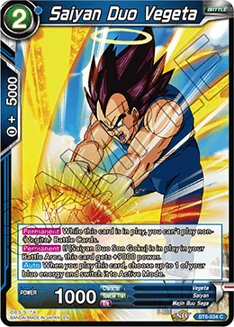 Saiyan Duo Vegeta - BT6-034 - Common available at 401 Games Canada