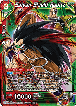 Saiyan Shield Raditz - P-326 - Tournament Promo available at 401 Games Canada