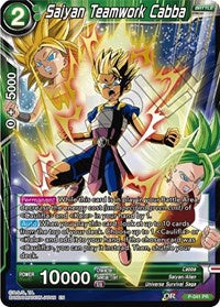 Saiyan Teamwork Cabba - P-041 - Promo (Alternate Art) (Foil) available at 401 Games Canada