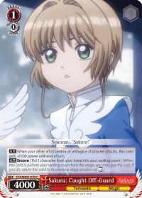 Sakura: Caught Off-Guard - CCS/WX01-E070 - Common available at 401 Games Canada