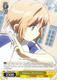 Sakura: Dexterous - CCS/WX01-E007 - Rare available at 401 Games Canada