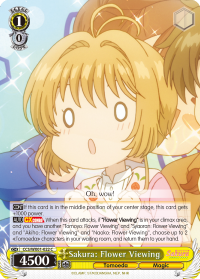 Sakura: Flower Viewing - CCS/WX01-E022 - Common available at 401 Games Canada