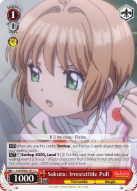 Sakura: Irresistible Pull - CCS/WX01-E071 - Common available at 401 Games Canada