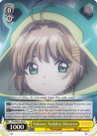 Sakura: Sudden Showers - CCS/WX01-E005 - Rare available at 401 Games Canada