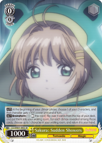 Sakura: Sudden Showers - CCS/WX01-E005S - Super Rare available at 401 Games Canada