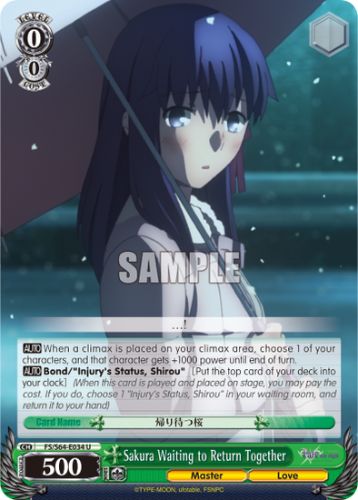 Sakura Waiting to Return Together - FS/S64-E034 - Uncommon available at 401 Games Canada