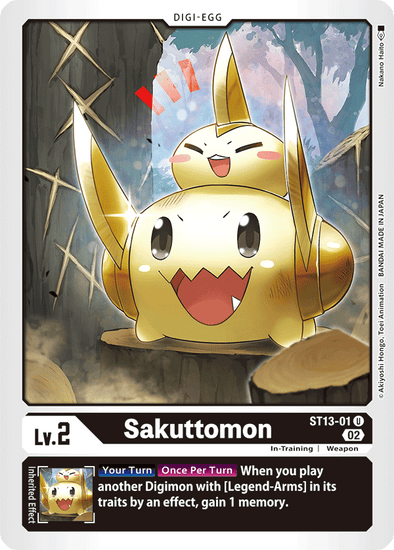 Sakuttomon - ST13-01 - Uncommon available at 401 Games Canada