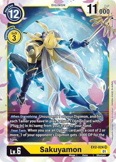 Sakuyamon - EX2-024 - Super Rare available at 401 Games Canada