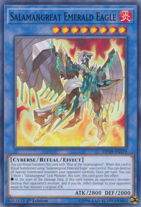 Salamangreat Emerald Eagle - MP19-EN179 - Common - 1st Edition available at 401 Games Canada