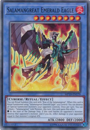Salamangreat Emerald Eagle - MP19-EN179 - Common - Unlimited available at 401 Games Canada