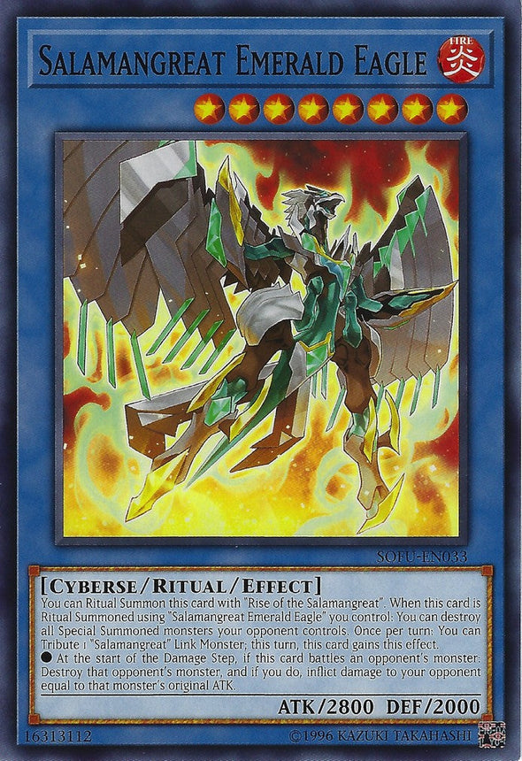 Salamangreat Emerald Eagle - SOFU-EN033 - Common - Unlimited available at 401 Games Canada