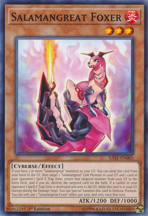 Salamangreat Foxer - SAST-EN005 - Common - 1st Edition available at 401 Games Canada