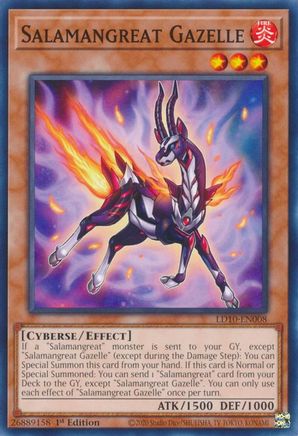 Salamangreat Gazelle - LD10-EN008 - Common - 1st Edition available at 401 Games Canada