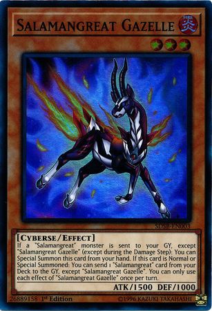 Salamangreat Gazelle - SDSB-EN003 - Super Rare - 1st Edition available at 401 Games Canada