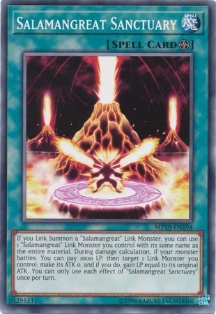 Salamangreat Sanctuary - MP19-EN194 - Common - Unlimited available at 401 Games Canada