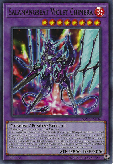 Salamangreat Violet Chimera - SAST-EN034 - Rare - Unlimited available at 401 Games Canada