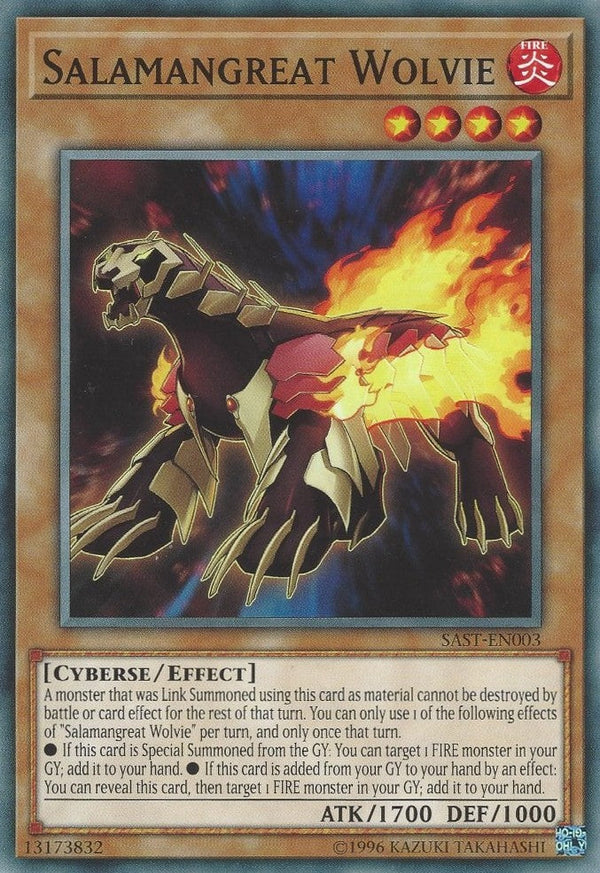 Salamangreat Wolvie - SAST-EN003 - Common - Unlimited available at 401 Games Canada