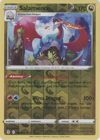 Salamence - 109/203 - Holo Rare - Reverse Holo available at 401 Games Canada