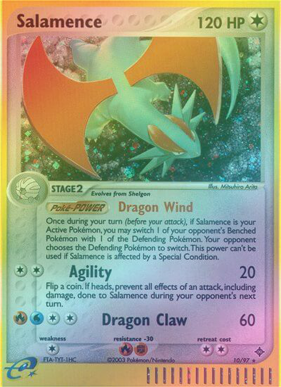 Salamence - 10/97 - Holo Rare - Reverse Holo available at 401 Games Canada