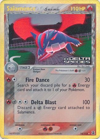 Salamence - 14/113 - Holo Rare - Reverse Holo available at 401 Games Canada