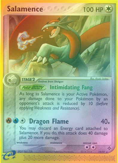 Salamence - 19/97 - Rare - Reverse Holo available at 401 Games Canada