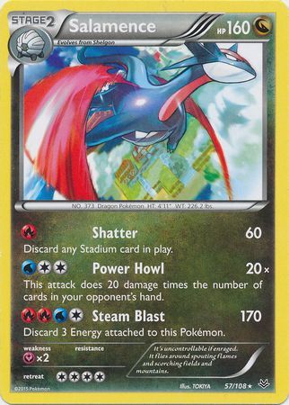 Salamence - 57/108 - Rare - Theme Deck Exclusive available at 401 Games Canada