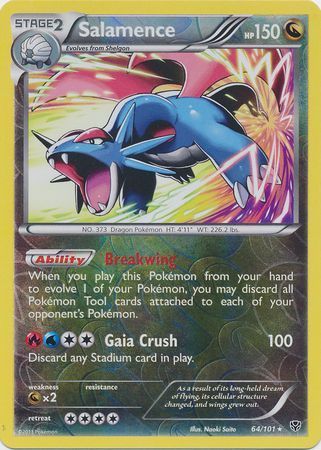 Salamence - 64/101 - Holo Rare - Reverse Holo available at 401 Games Canada