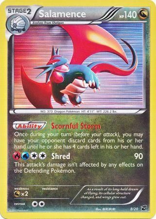 Salamence - 8/20 - Holo available at 401 Games Canada