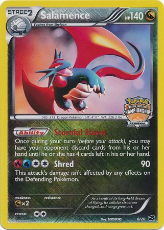 Salamence - 8/20 - Promo (Regional Championships 2013-14) available at 401 Games Canada