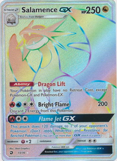 Salamence GX - 73/70 - Hyper Rare available at 401 Games Canada