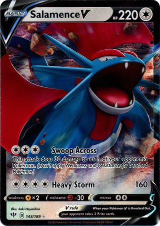 Salamence V - 143/189 - Ultra Rare available at 401 Games Canada