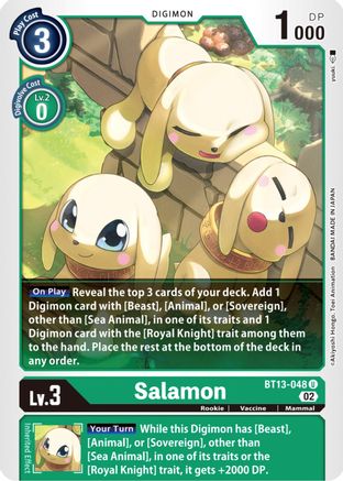 Salamon - BT13-048 - Uncommon available at 401 Games Canada