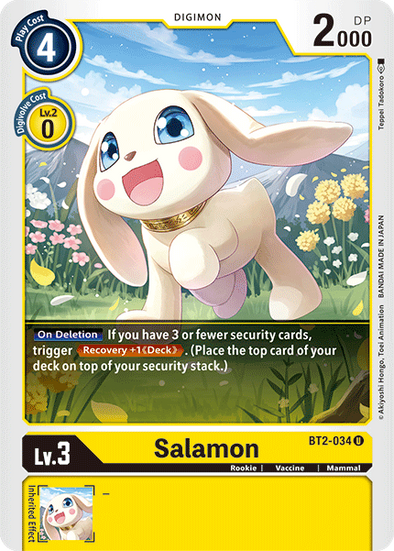 Salamon - BT2-034 - Uncommon available at 401 Games Canada