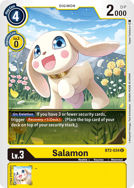 Salamon - BT2-034 - Uncommon available at 401 Games Canada