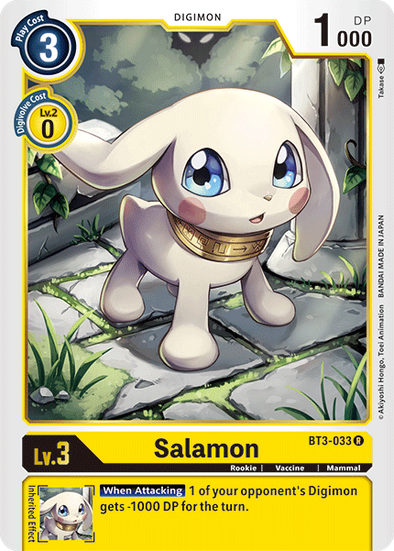 Salamon - BT3-033 - Rare available at 401 Games Canada