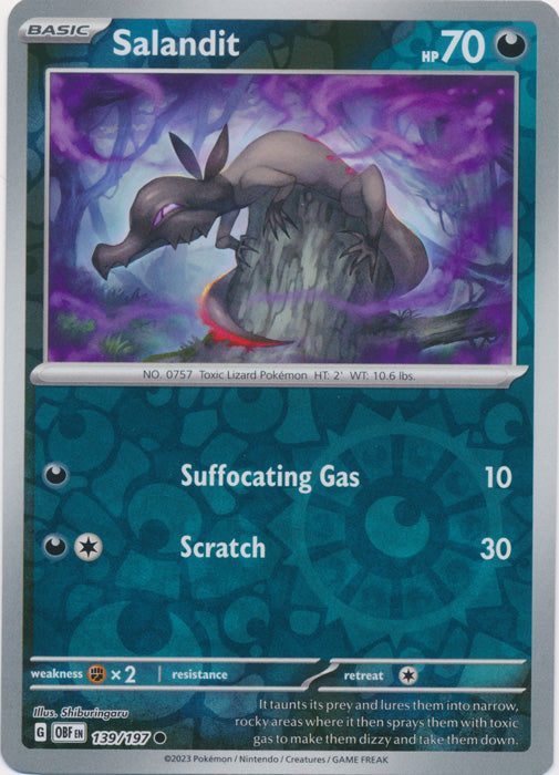 Salandit - 139/197 - Common - Reverse Holo available at 401 Games Canada