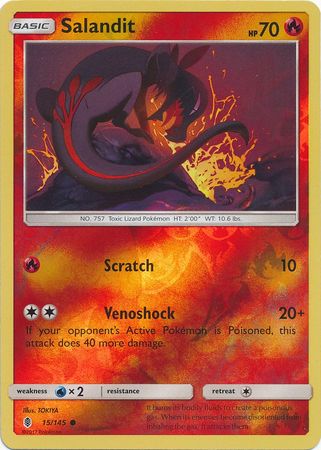 Salandit - 15/145 - Common - Reverse Holo available at 401 Games Canada