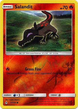 Salandit - 30/214 - Common - Reverse Holo available at 401 Games Canada
