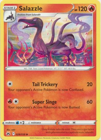 Salazzle - 028/159 - Uncommon available at 401 Games Canada